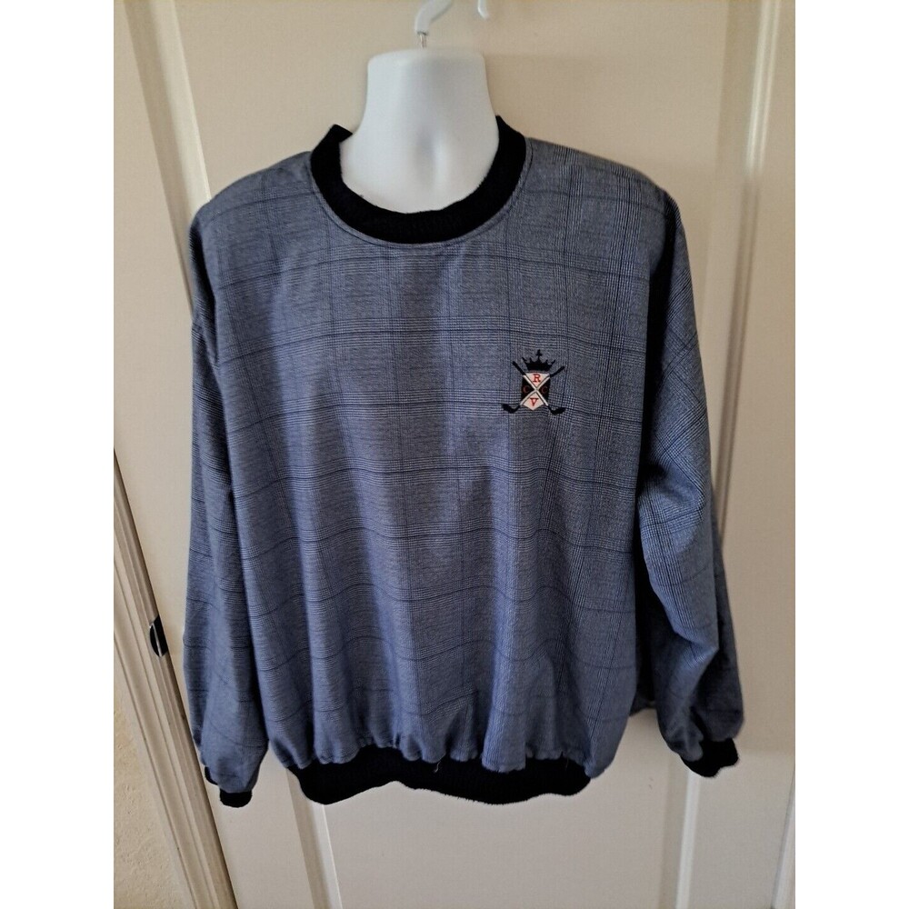 SUNDERLAND OF SCOTLAND Sz XL Men's Blue Golf Pullover Jacket Windbreaker